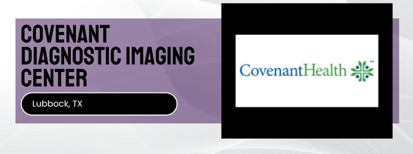 Covenant Diagnostic Imaging Center sign with Covenant Health logo