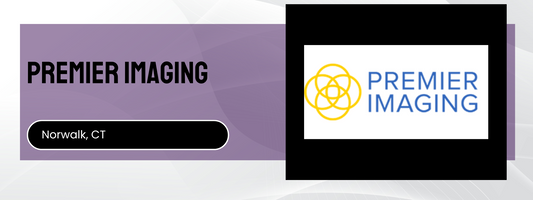 Premier Imaging logo with 'Norwalk, CT' text on a purple background