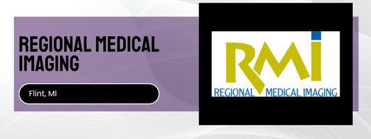 Regional Medical Imaging logo with text on a purple background