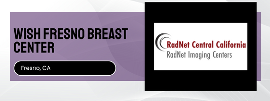 Advertisement for Wish Fresno Breast Center with RadNet Central California logo.